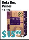 BotaBox
BotaBox
WinesWines
3Liter
3Liter
$15$159999
eaea