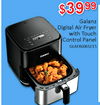 $3999 Galanz Digital Air Fryer with Touch Control Panel GLAFX606S215 Galanz