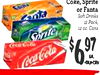 Coke, Sprite or Fanta Soft Drinks 12 Pack 12 oz. Cans Sprite 97 Coca-Cola
