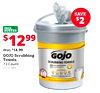 SAVE $2 PRICE BUSTER Was $14.99 GOJO Scrubbing Gojo Towels SCRUBBING TOWELS 72 Count 2910389 - - - - - - - - - - - - - - - -