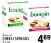 - bours boursin - GARLIC & FINE ? - - SHALLOT & CHIVE Boursin CHEESE SPREADS 5.2 oz. 469