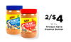 Always Save CRUNCHY Always Save PEANUT BUTTER = 2/$4 CREAMY 18 Oz. PEANUT BUTTER Always Save Peanut Butter