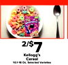 2/$7 Kellogg's Cereal 10.1-18 Oz. Selected Varieties