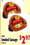 - Edirich Smoked Sausage $2.97