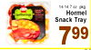 14-14.7 oz. pkg. SNACK TRAY Hormel Gatherings - - Snack Tray 799