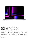 MacBook Pro (16-inch) - Apple M2 Pro chip with 12?core CPU and 19?core GPU, 1TB SSD (2023)