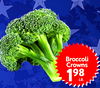 Broccoli Crowns 198 LB.