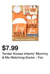 Tender Kisses Infants' Mommy & Me Matching Socks - Fox