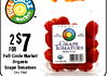 FULL TM market ORGANIC 2$7 FOR GRAPE TOMATOES PRODUCT OF USA Full Circle Market - Organic Grape Tomatoes Dry Pint