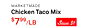 Save $1
MARKETMADE
Chicken Taco Mix
$799/LB
Save $1