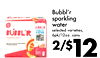 Bubbl'r sparkling water BUBBL'R selected varieties, water 6pk/12oz. cans twisted elix't - - - - - 2/$12