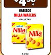 NABISCO NILLA WAFERS GALLETAS mini Nilla wafers Nilla wafers - 11 OZ.