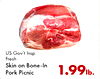 US Gov't Insp. Fresh Skin on Bone-In Pork Picnic 1.99lb.