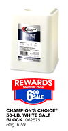 CHAMPION'S CHOICE® 50-LB. WHITE SALT BLOCK