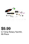 0.7 Amp Rotary Tool Kit, 80-Piece
