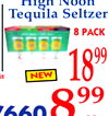 High Noon
Tequila Seltzer
8 PACK
sit
NEW
V660
17
1899
899
ea.