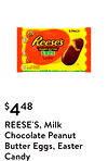 REESE'S, Milk Chocolate Peanut Butter Eggs, Easter Candy