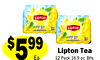 38
Lipton Tea
12 Pack 16.9 oz. Btls.
$599
Ea.