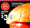 GROUND FRESH FRESH Several Times Daily 80% LEAN GROUND BEEF $349 lb.