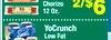 Pork
Chorizo
12 Oz.
YoCrunch
Low Fat
Yogurt
2/$6
3