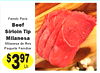 Family Pack Beef Sirloin Tip Milanesa Milanesa de Res Paquete Familiar $397