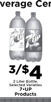 verage Cer DIET - - - - 3/$4 2 Liter Bottle, Selected Varieties Products