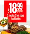 3meats /3 hot sides 2cold sides