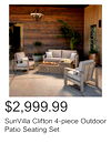 SunVilla Clifton 4-piece Outdoor Patio Seating Set