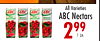 All Varieties
ABC Nectars
299
1 Ltr.