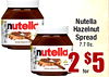 - Nutella nutell Hazelnut Spread 7.7 Oz. - nutella 2 for $5