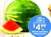 Whole Seedless Watermelon