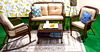 Real Living Harvest Run Cushioned Patio Set 4 pc