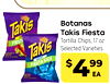 Botanas Takis Fiesta Tortilla
