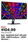 Dell - S2421NX 23.8" IPS LED FHD - AMD FreeSync - VESA - Monitor (HDMI) - Black