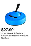 11 in., 2000 PSI Surface Cleaner for Electric Pressure Washers