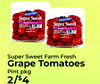 Garden Ripe Super Sweet Gerden Ripe GRAPE TOMATORS ! Super Sweet GRAPE TOMATOES - Super Sweet Farm Fresh Grape Tomatoes Pint pkg 2/$4