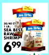 30/40 ??. 1 LB.. SEA BEST RAW EASY PEEL SHRIMP - - 30-40 699 -