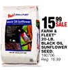 FARM & FLEET® 20-LB BLACK OIL SUNFLOWER SEED