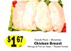 $1 67 Lb. Family Pack Boneless Chicken Breast Pechuga de Pollo sin Hueso Paquete Familiar