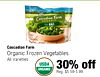 Cascadian Farm ORGANIC KALE - - Cascadian Farm Organic Frozen Vegetables All Varieties USDA 30% off ORGANIC Reg. $5.59-5.99