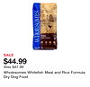 Wholesomes Whitefish Meal and Rice Formula Dry Dog Food