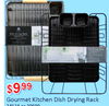 - - $999 Gourmet Kitchen Dish Drying Rack 24124
