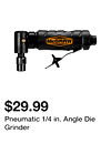 Pneumatic 1/4 in. Angle Die Grinder