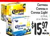Cerveza Corona o Corona Corona Light 22 Pack 12 oz Bottles Corona $15 97