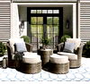 Salinger 5-piece Outdoor Patio Seating Set