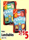 - CRACKER Lunchables 3/$5