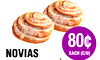NOVIAS
80¢
EACH (C/U)