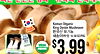 Korean Organic King Oyster Mushroom FROM KOREA 10.58 OZ/PKG USDA - ORGANIC BOOK $3.99