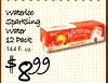 waterloo sparkling water 12 Pack 144 fl. oz. $ 899