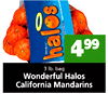 S hal 499 3 lb. bag Wonderful Halos California Mandarins
